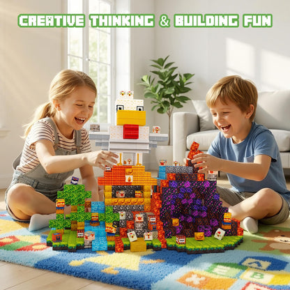 Lukoca 200PCS Magnetic Building Blocks with Light Up Blocks, STEM Educational Construction Toys, Sensory Learning Toys for Kids Ages 4-8, Birthday for Boys & Girls