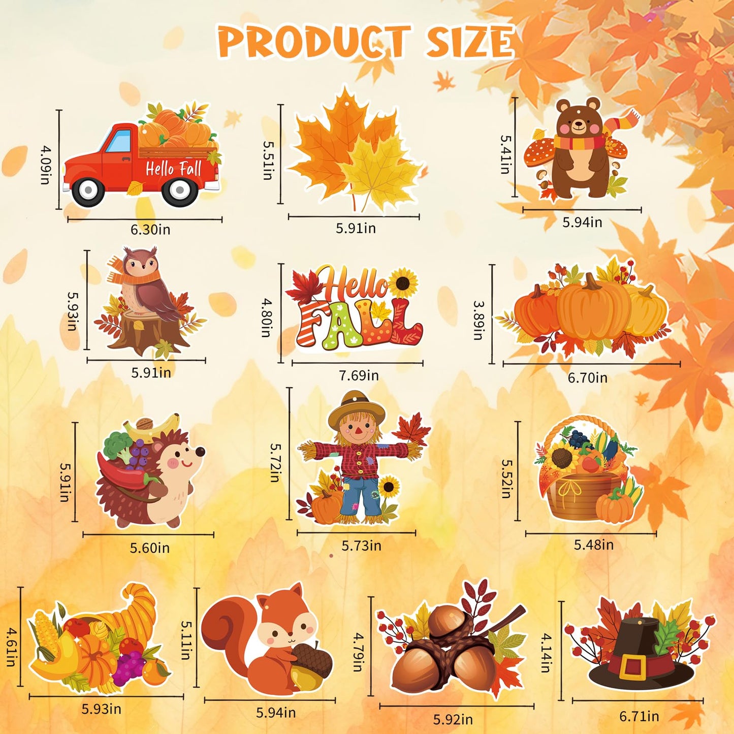 YQUQWN 48 PCS Fall Party Decorations Hanging Swirls, NO DIY Harvest Festival Decorations Autumn Party Supplies Thanksgiving Hanging Ceiling Decorations for Home Office Classroom Holiday Decoration