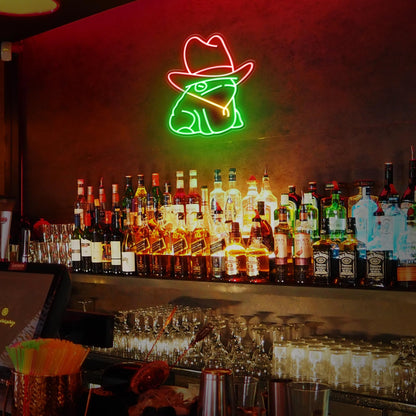 Kavaas Cowboy Boot Neon Sign, Neon Cowboy Hat Sign for Wall Decor | Western Neon Sign for Bedroom, Bar, Office, Man Cave - Best Gifts for Rodeo Enthusiast, Birthday, Christmas