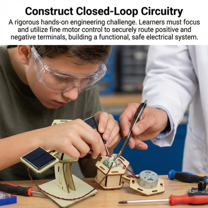 DIY Solar Power Satellite Model Kit, Alternative Energy & Space Science Building Project, Science Classroom Must Haves & Homeschool Teaching Supplies