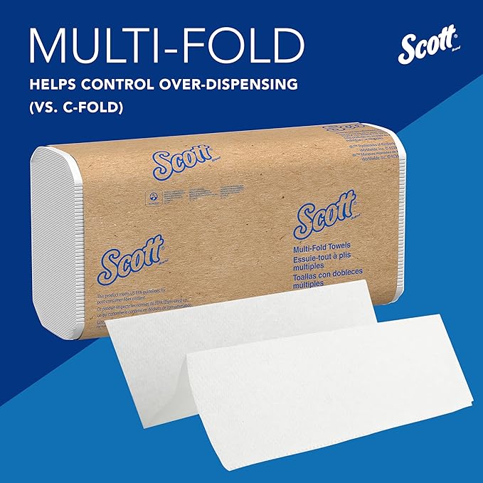 Scott Professional Universal Multifold Paper Towels, Absorbency Pockets