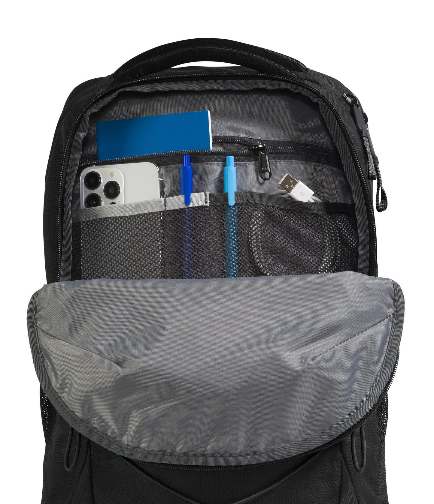 The North Face Jester Everyday Laptop Backpack - Commuter Daypack, Water Repellent, Laptop Sleeve, TNF Black-NPF, One Size
