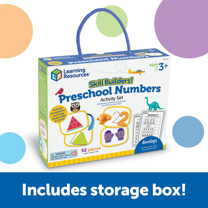 Learning Resources Skill Builders Preschool Numbers - Back to School Supplies, Teacher Must Haves, Toddler Learning Activities, Ages 3 and Up