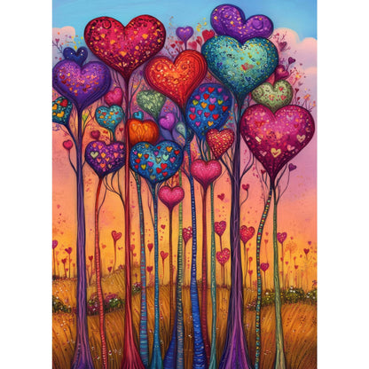 TangMosaic Tree of Love Jigsaw Puzzle, 1000 Piece Puzzle for Adults, Impossible Hard Difficult Challenging Puzzles for Adults 1000 Pieces, Home Decoration Puzzle, Interlock Perfectly No Dust