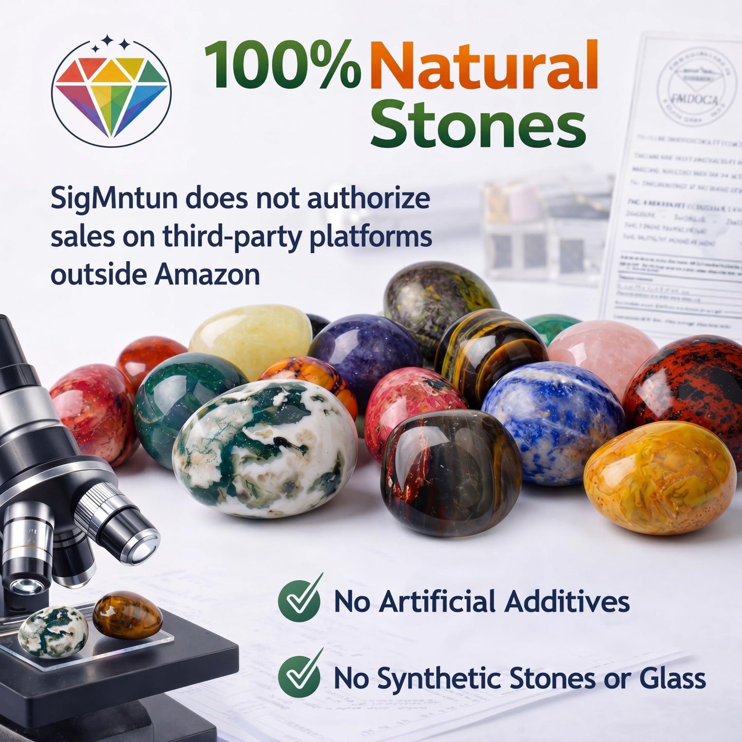 Super Large Polished Ocean Jasper Healing Crystal Stone – 1 Pc 1.2" Worry Stone for Anxiety, Pocket Palm Gemstone, Handpicked Natural Tumbled Rock for Meditation, Reiki, Chakra, Home Decor