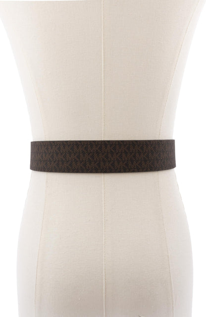 Michael Kors Women's 1.5 Inch Leather Reversible Belt, Stylish Fashion Accessory for Everyday Wear
