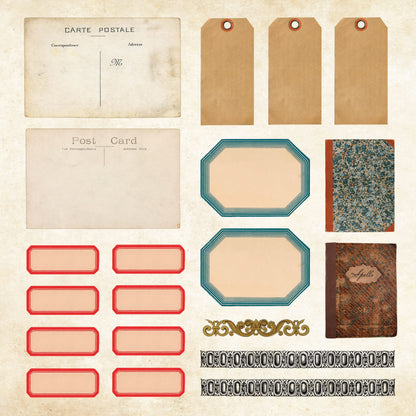 Mystical Ephemera! An Enchanting Vintage Sticker Book (over 900 stickers)
