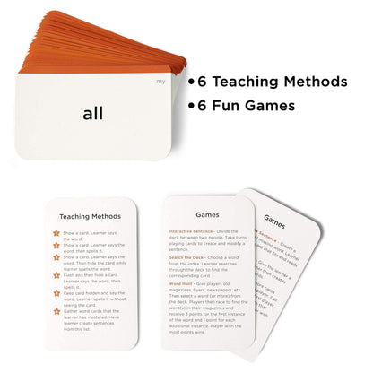Award-Winning Pre-K Sight Words Flash Cards – 100+ Dolch & Fry High-Frequency Words – Learn to Read for Ages 3–5 – Preschool, Kindergarten, Homeschool & Classroom
