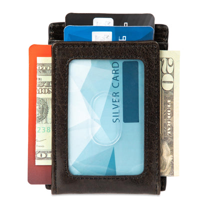 Tommy Bahama Men's Two Tone Magnetic Front Pocket Wallet