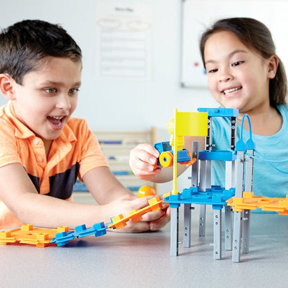 Learning Resources City Engineering & Design Building Set - Preschool Building Toys, STEM Toys for 5 Year Old, Kids Engineering Kit, STEM Gifts for Kids