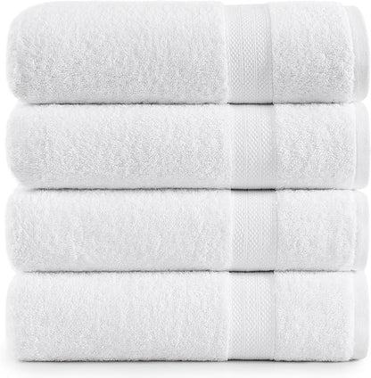 LANE LINEN Set of 4 Bath Towel