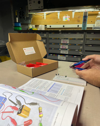 Make: Electronics 3rd Ed Kit 1 Economy - Beginner, Intermediate, & Advanced (Teen - Adult) Component Pack for The Experiments in Make: Electronics 3rd Ed by Charles Platt - Covers Sections 1-3