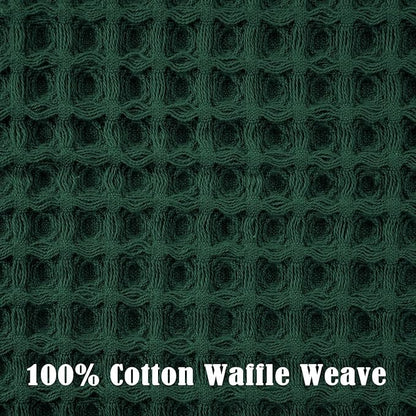 Jacquotha Waffle Hand Towels Set of 5 – Cotton, Quick Dry, Lint Free, 13” x 29”