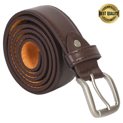 Men's Brown Leather Money Belt Sizes 32 Through 56 (34)