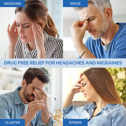 Migraine Relief Cap Ice Head Wrap Headache and Migraine Hat | Headache Relief with Hot/Cold Gel Head Ice Pack with Face and Eye Headache Mask Compress