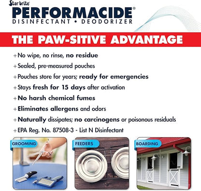 STAR BRITE Performacide 1 Gallon Kit – Kills Parvo Virus, Ideal for Veterinary Hospitals & Kennels