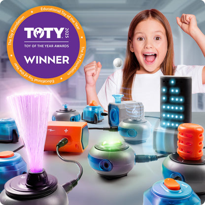 National Geographic Circuit Maker Kit - Electronics Kit for Kids with 120 Electrical Projects, Electric Circuit STEM Toy, Electronic Projects, Electrical Kit for Kids, Electricity Set
