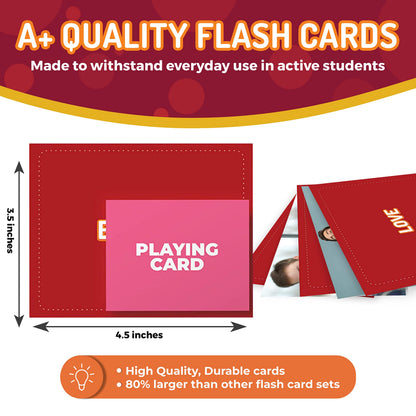 50 Emotions Flash Cards Volume 2 - Feeling Photo Cards for Kids, Adults, Seniors, Homeschool, Speech Therapy, ABA, Dementia, Aphasia, Occupational Therapy, ESL and Autism Learning Material