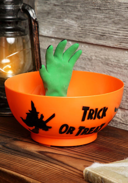 Sunstar Industries Animated Witch Hand Candy Bowl