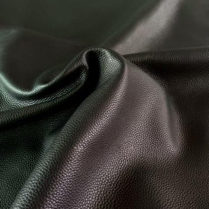 Black Leather, 1.4-2.0mm Thickness for Wallets, Briefcases, Sofa & Stool, Leather Sheets for Crafting (Blacklizhiwen20×40"