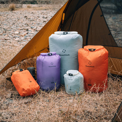 Thous Winds 12L Ultralight Dry Bag, Compact Roll Top Waterproof Pouch for Hiking, Swimming, and Kayaking
