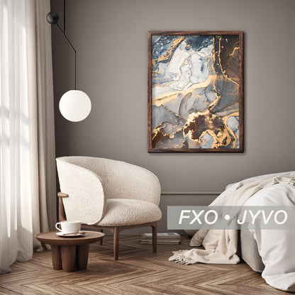 Fxojyvo Engineered Wood 14x24 Picture Frame, Brown Frame for 14 x 24 Inch Picture Poster Photo, Light Weight 14 by 24 Frame with Wood-grain for Wall - 3 Pack/Brown/14 x24