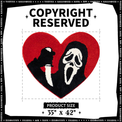 TANVILL Bathroom Rugs Black Red Bath Mat Non Slip, Christmas Home Decor, 35”x42” Funny Skull Large Bath Rugs Washable Absorbent Gothic Decor Spooky Gifts