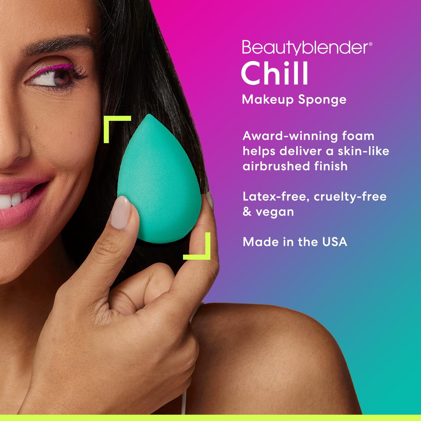 Beautyblender® | Bubble Blender Makeup Sponge | Blend Liquid Foundations, Powders and Creams | Streak Free Application | Vegan, Cruelty Free | Made in USA