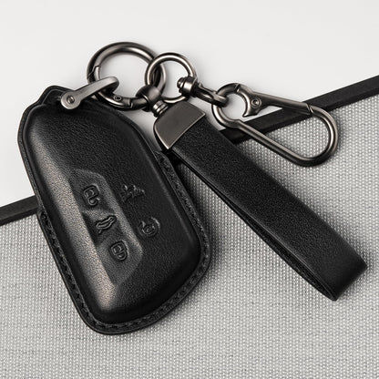 Smyfob for Volkswagen Atlas Key Fob Cover Leather car Key case 2026 2025 2024 VW Atlas Cross Sport Accessories 5 Button