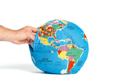 Pocket Earth HUGG-A-PLANET | Soft Plush Globe for Children | Montessori Educational Toy for Kids, Teens, Adults, Teachers, and Parents | Planet Earth Learning Toy | Classroom Must Haves