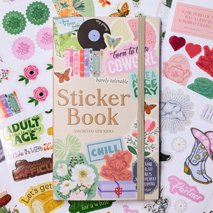 Steel Mill & Co. Assorted Sticker Book with 35 Sheets, Volume 1