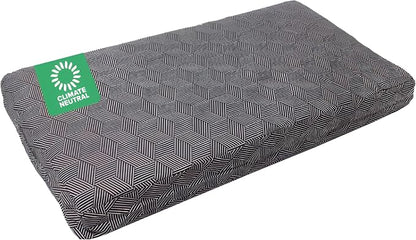 Molly Mutt Large Crib Mattress Cover - Rough Gem Print - Measures 27”x52”x5”- 100% Cotton - Durable - Breathable - Sustainable - Machine Washable Dog Bed Cover