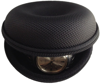 CASEBUDi Watch Travel Case (Medium) (Black)