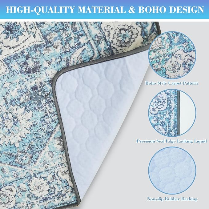 Thicken Washable Pee Pads for Dogs, 2 Pack Waterproof Reusable Pee Pads for Dogs，36"x48" Super Absorbent Leakproof Dog Pads, Non-Slip Potty Pads for Floor, Crate, Couch, Whelping Pads Pet Supplies