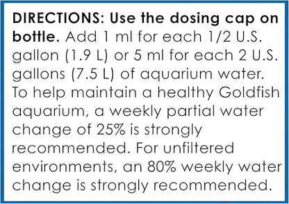 API GOLDFISH PROTECT Aquarium Water Conditioner 4-Ounce Bottle