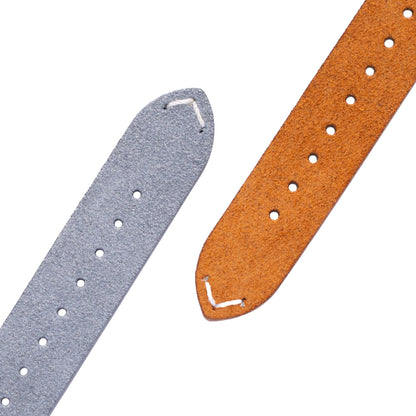 BARAK WATCHES Quick Release Suede Leather Watch Straps – Soft Genuine Leather Band – 20mm 22mm – Replacement Watch Band for Men & Women – Multiple Colors Available (Blue, 20mm)
