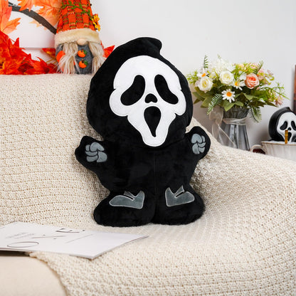 GAGEC Halloween Ghost Pillow Funny Spooky Ghost Throw Pillows 15.8 Inch Halloween Home Sofa Decorations Horror Decor for Friends Family