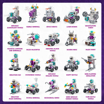 24-IN-1 STEM Circuit Science Experiments Robotics Kits Toys for Kids Ages 8-12 9-12, 10 11 12 Year Old Boys Gifts Toys, STEM Kit Toy for 10 11 12 Year Old Boys Gift, Gifts for Teen Boys Girls