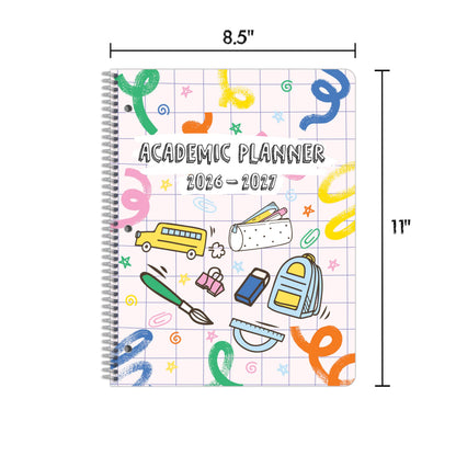 2026-2027 Academic Year Create Elementary Student Planner, 8.5" x 11"