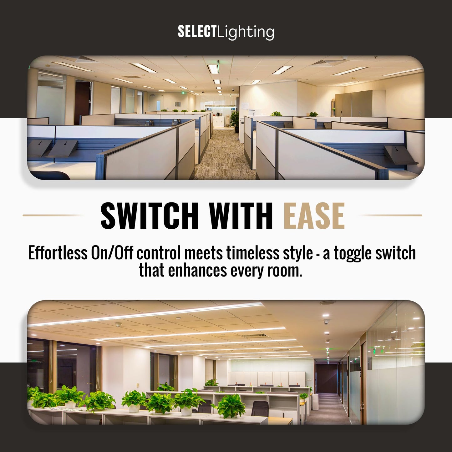 SELECT Rotary Dimmer Switch, Solid Brass, 1-Gang, Satin Nickel
