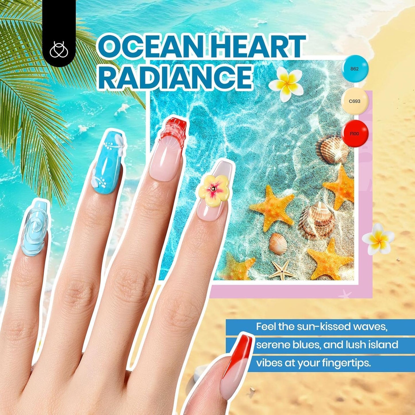 Beetles Fall Gel Nail Kit, Mystic Wonderland Gel Polish Set, 36 Colors Burgundy Brown Orange Red Polish Kit with Base Coat Glossy Matte & Glitter Top Coat Soak Off UV Led Nails Gifts for Women