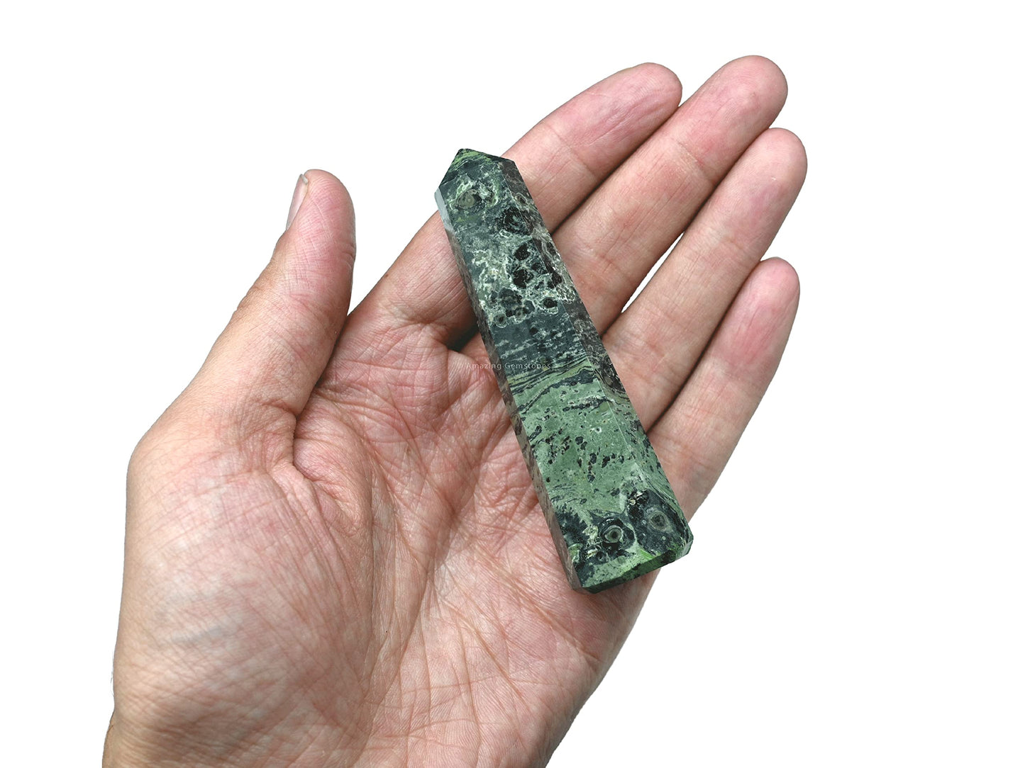 Amazing Gemstone Kambaba Jasper Crystal Towers - Natural Healing Crystal Point Obelisk for Reiki Healing and Crystal Grid (3" to 4" INCH)