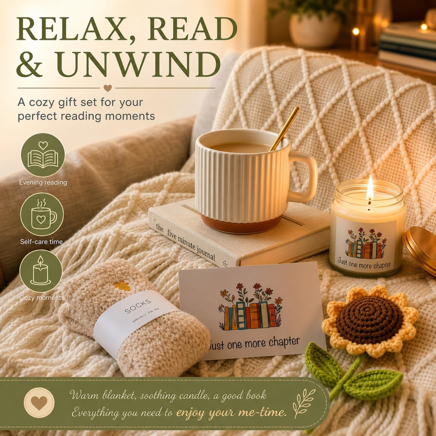 Uoilydm Book Lovers Gifts for Women, Bookworm Gifts, Sunflower Gifts for Women Readers Reading Accessories Gift for Reading Club Present for Reader Librarian Birthday Teachers