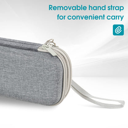 ProCase Pen Pencil Case, 2-Layer EVA Zipper Pencil Box Pouch Large Capacity Stationery Storage Organizer for School Office Supplies -Grey