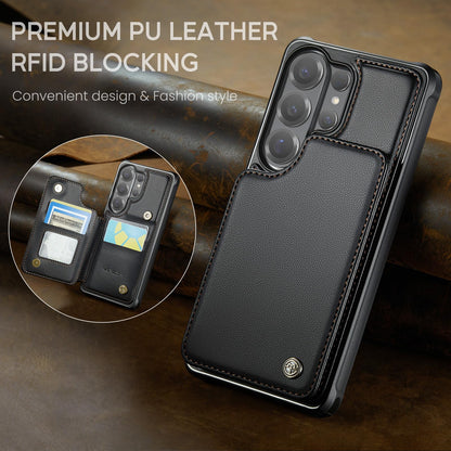 Vinich for Samsung Galaxy S26 Ultra Wallet Case with Card Holder, RFID Blocking Credit Slots Kickstand Shockproof Phone Cover for Women Men, Black