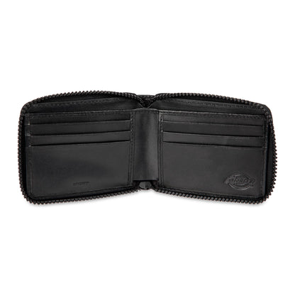 Dickies Mens RFID Everyday Leather Bifold Chain Wallet, Black, One Size