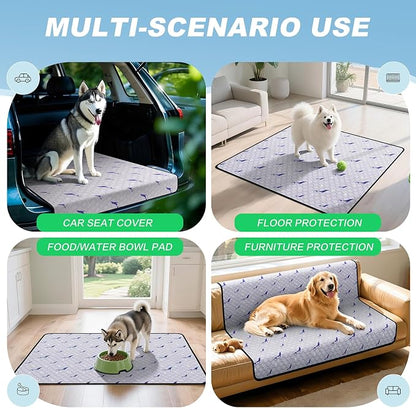 Washable Pee Pads for Dogs, 2 Pack Puppy Pads, Super Absorbent & Leakproof with Anti-Slip Bottom for Dog Training, Crates, Car, Pet Pee Pads, and Furniture Protection,36"x41"
