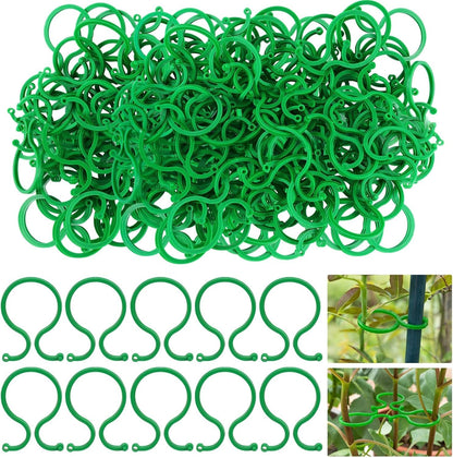 Hysagtek 200 Pcs Plant Clips for Climbing Plants Garden Clips Plant Support Clip for Tomato Gardening Clip for Support & Securing Plants