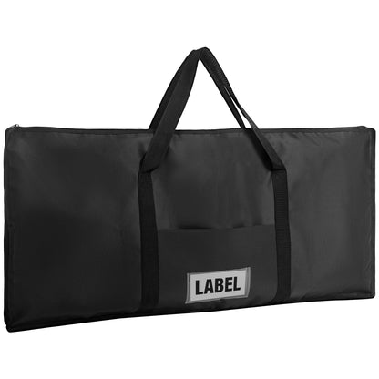 Hsei Extra Large Griddle Bag 38 x 18 x 2 Inch Extra Large Griddle Camping Storage Bag Oxford Cloth Waterproof with Reinforced Carrying Strap for BBQ Grilling Stove RV Camping Accessories, Black