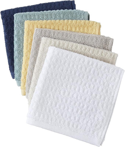 Tommy Bahama- Washcloth Set, Highly Absorbent Cotton Bathroom Decor, Low
